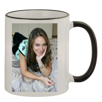 Haylie Duff 11oz Colored Rim & Handle Mug