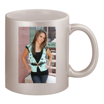 Haylie Duff 11oz Metallic Silver Mug