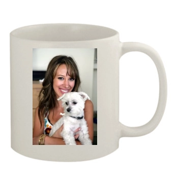 Haylie Duff 11oz White Mug