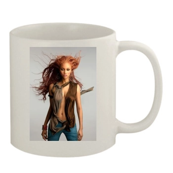 Tyra Banks 11oz White Mug