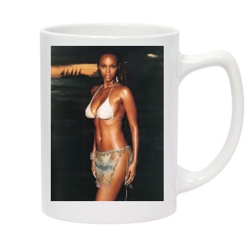 Tyra Banks 14oz White Statesman Mug