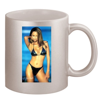 Tyra Banks 11oz Metallic Silver Mug