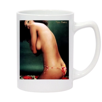 Tyra Banks 14oz White Statesman Mug