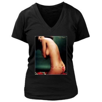 Tyra Banks Women's Deep V-Neck TShirt