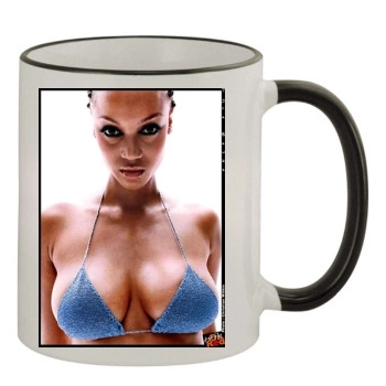 Tyra Banks 11oz Colored Rim & Handle Mug