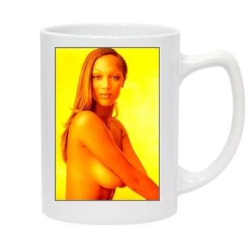 Tyra Banks 14oz White Statesman Mug