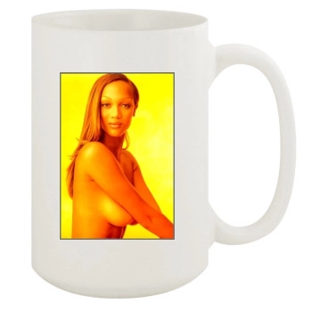 Tyra Banks 15oz White Mug