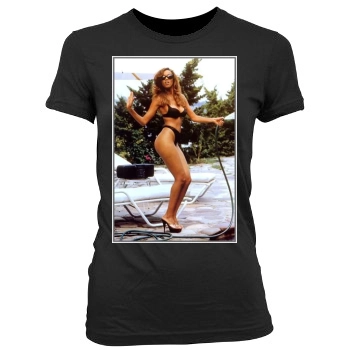 Tyra Banks Women's Junior Cut Crewneck T-Shirt