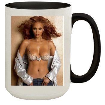 Tyra Banks 15oz Colored Inner & Handle Mug