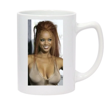 Tyra Banks 14oz White Statesman Mug