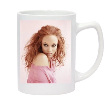 Tyra Banks 14oz White Statesman Mug