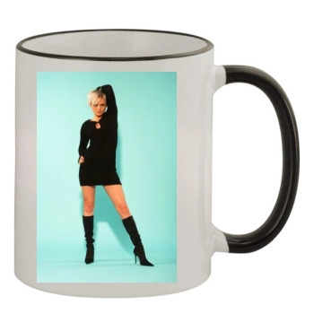 Hannah Spearritt 11oz Colored Rim & Handle Mug