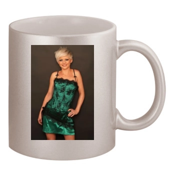 Hannah Spearritt 11oz Metallic Silver Mug