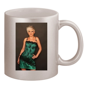 Hannah Spearritt 11oz Metallic Silver Mug