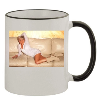 Hannah Spearritt 11oz Colored Rim & Handle Mug