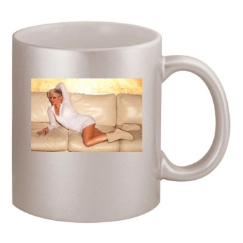 Hannah Spearritt 11oz Metallic Silver Mug