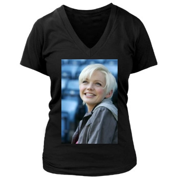 Hannah Spearritt Women's Deep V-Neck TShirt