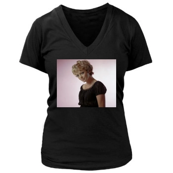 Hannah Spearritt Women's Deep V-Neck TShirt