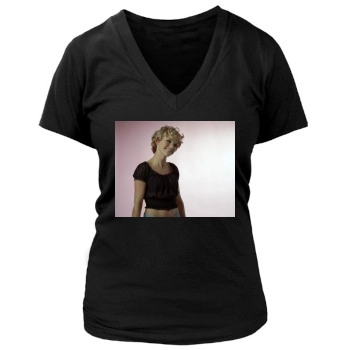 Hannah Spearritt Women's Deep V-Neck TShirt