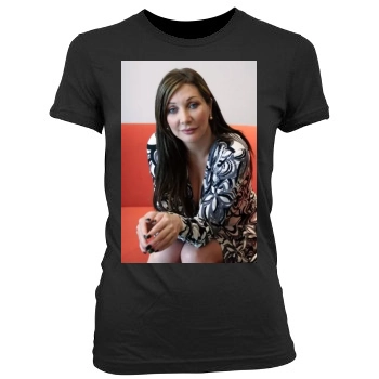 Heather Mills Women's Junior Cut Crewneck T-Shirt