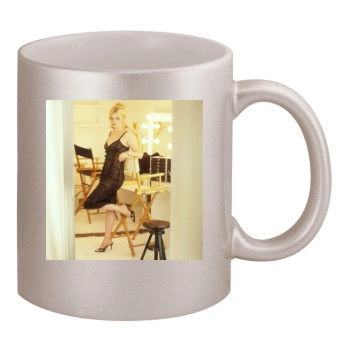 Heather Tom 11oz Metallic Silver Mug