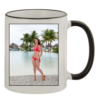 Heather Tom 11oz Colored Rim & Handle Mug