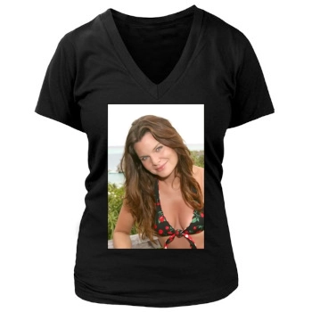 Heather Tom Women's Deep V-Neck TShirt