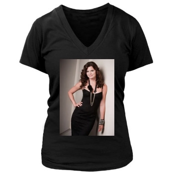 Heather Tom Women's Deep V-Neck TShirt