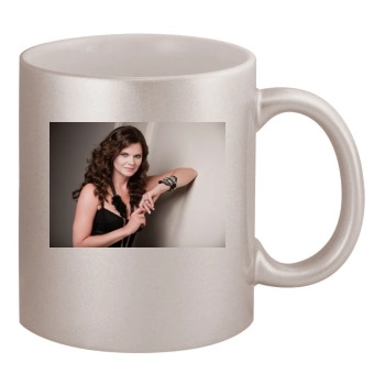 Heather Tom 11oz Metallic Silver Mug