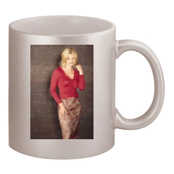 Heather Tom 11oz Metallic Silver Mug