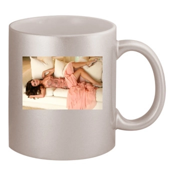 Heather Tom 11oz Metallic Silver Mug