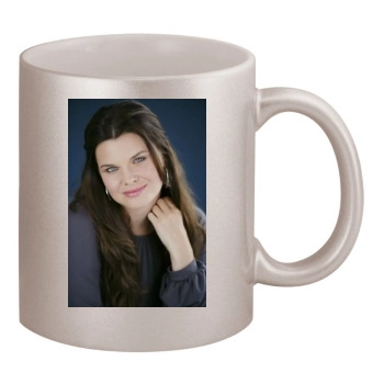 Heather Tom 11oz Metallic Silver Mug