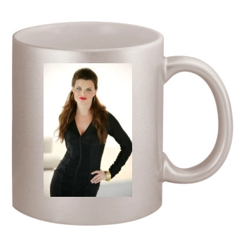 Heather Tom 11oz Metallic Silver Mug