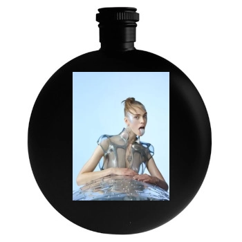 Hedvig Palm Round Flask