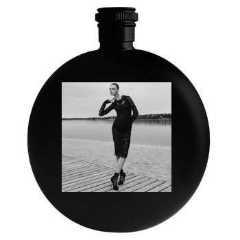 Hedvig Palm Round Flask