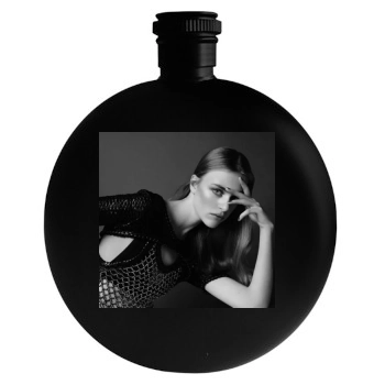 Hedvig Palm Round Flask