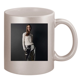 Hedvig Palm 11oz Metallic Silver Mug