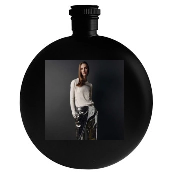 Hedvig Palm Round Flask