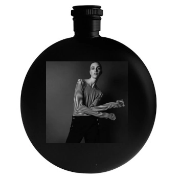 Hedvig Palm Round Flask