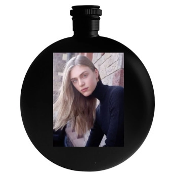 Hedvig Palm Round Flask