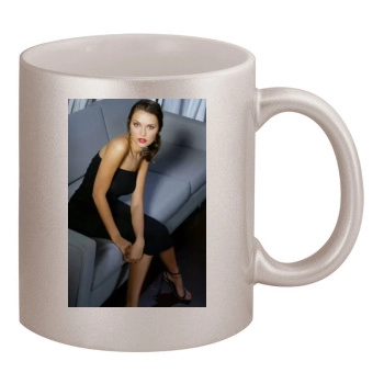 Heidi Mueller 11oz Metallic Silver Mug