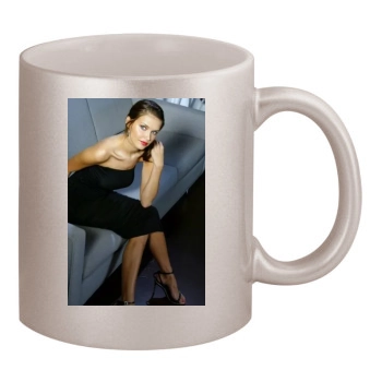 Heidi Mueller 11oz Metallic Silver Mug