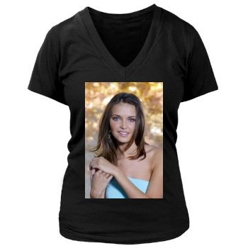 Heidi Mueller Women's Deep V-Neck TShirt