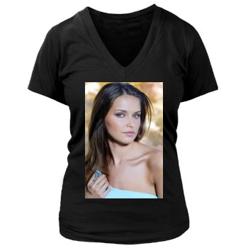 Heidi Mueller Women's Deep V-Neck TShirt