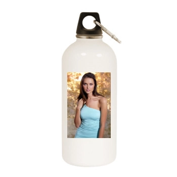 Heidi Mueller White Water Bottle With Carabiner