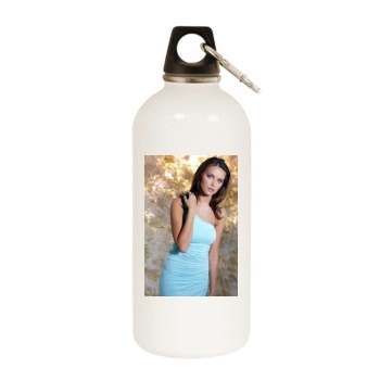 Heidi Mueller White Water Bottle With Carabiner