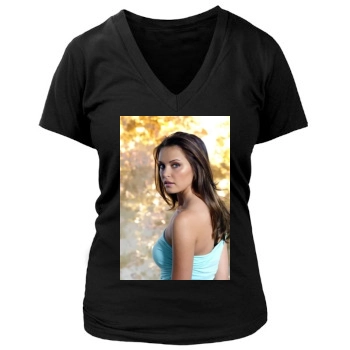 Heidi Mueller Women's Deep V-Neck TShirt