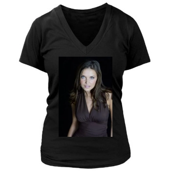 Heidi Mueller Women's Deep V-Neck TShirt