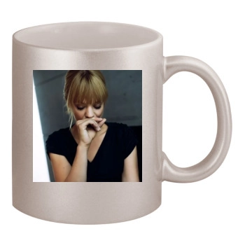 Heike Makatsch 11oz Metallic Silver Mug