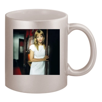 Heike Makatsch 11oz Metallic Silver Mug